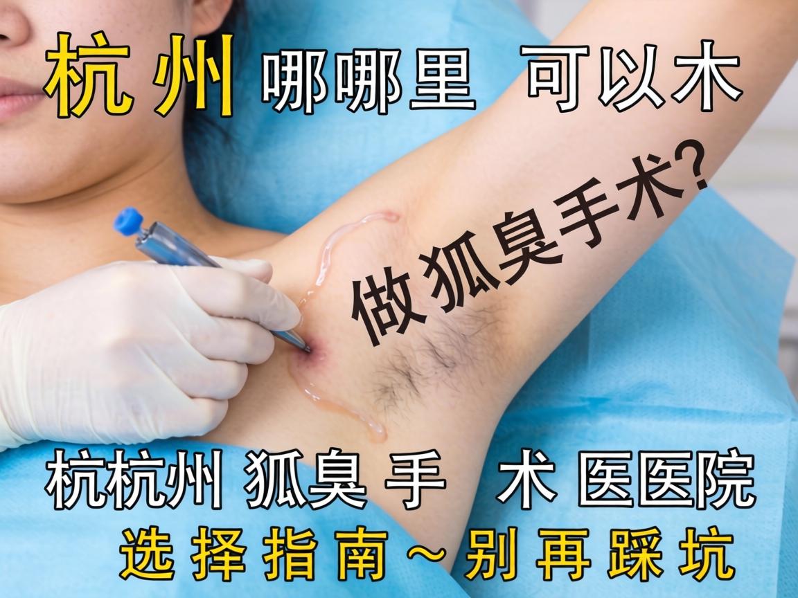 杭州哪里可以做狐臭手术?杭州狐臭手术医院选择指南,别再踩坑 杭州哪里可以做狐臭手术?杭州狐臭手术医院选择指南,别再踩坑