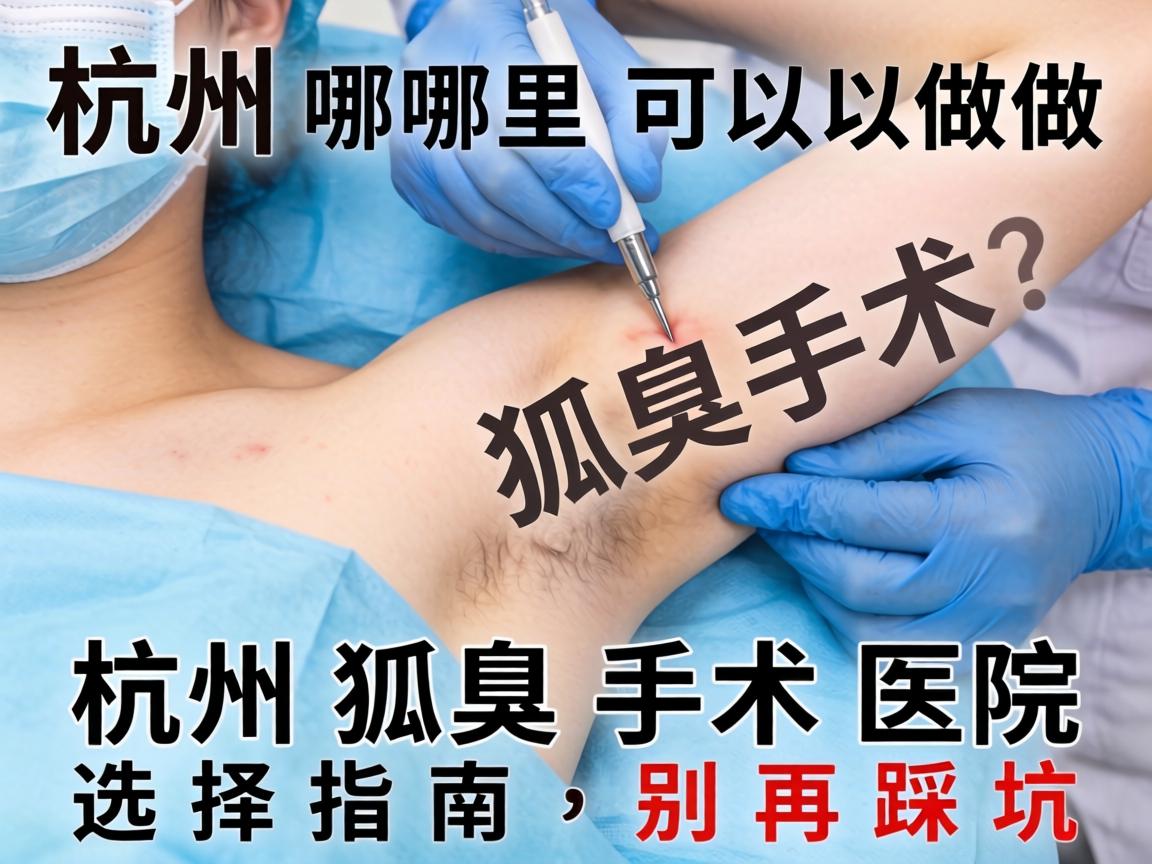 杭州哪里可以做狐臭手术?杭州狐臭手术医院选择指南,别再踩坑 杭州哪里可以做狐臭手术?杭州狐臭手术医院选择指南,别再踩坑