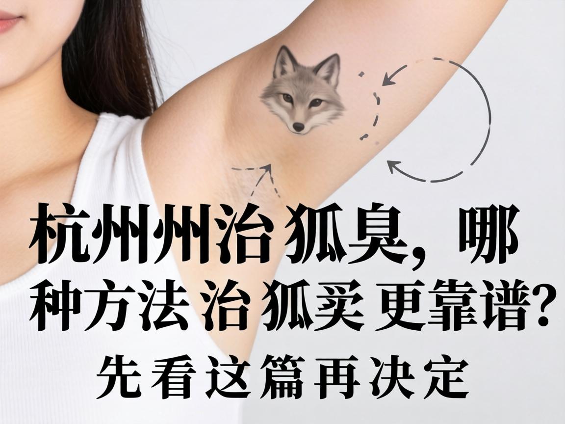 杭州治狐臭，哪种方法治狐臭更靠谱？先看这篇再决定