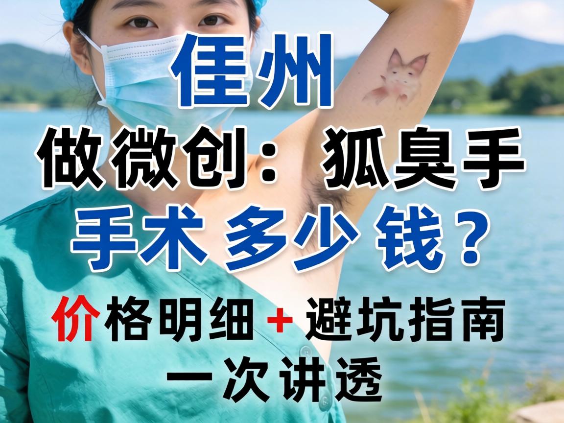 湖州做微创狐臭手术多少钱？价格明细+避坑指南，一次讲透