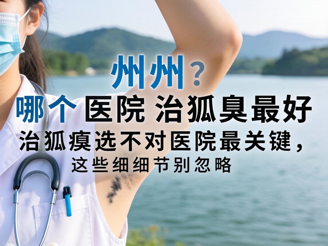湖州哪个医院治狐臭最好？治狐臭选对医院最关键，这些细节别忽略