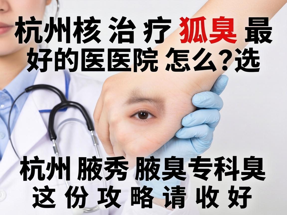 杭州治疗狐臭最好的医院怎么选?杭州腋秀腋臭专科这份攻略请收好 杭州治疗狐臭最好的医院怎么选?杭州腋秀腋臭专科这份攻略请收好