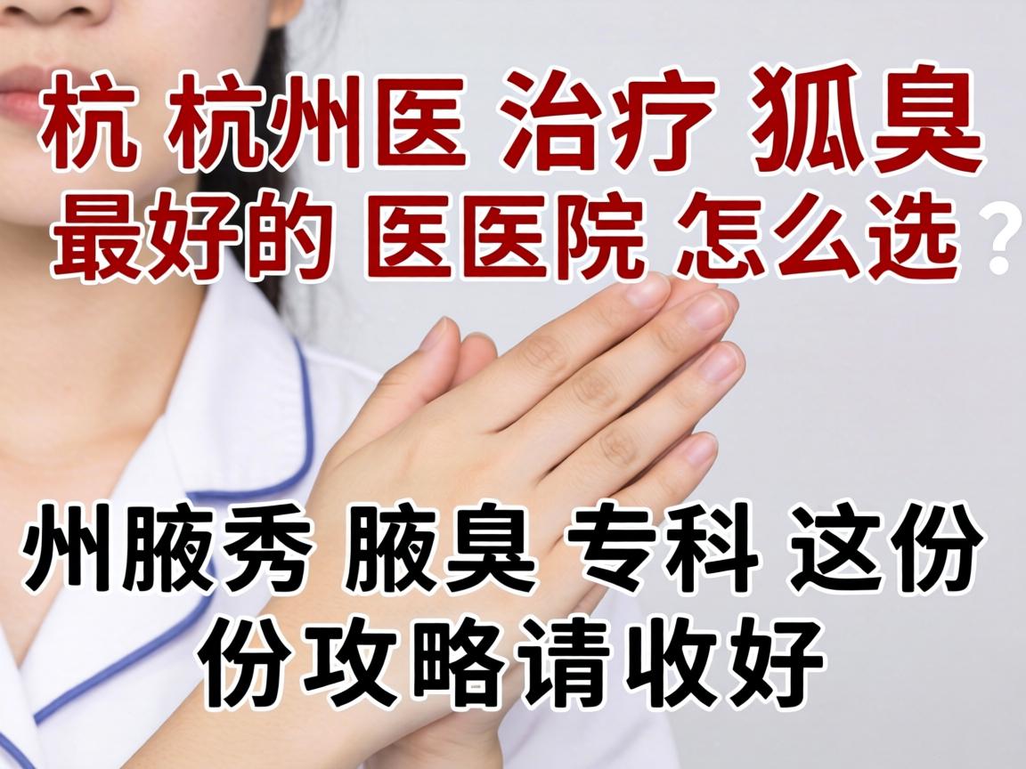 杭州治疗狐臭最好的医院怎么选?杭州腋秀腋臭专科这份攻略请收好 杭州治疗狐臭最好的医院怎么选?杭州腋秀腋臭专科这份攻略请收好
