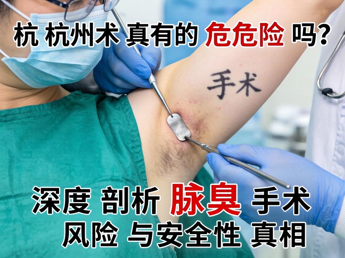 杭州腋臭手术真的危险吗?深度剖析腋臭手术风险与安全性真相 杭州腋臭手术真的危险吗?深度剖析腋臭手术风险与安全性真相
