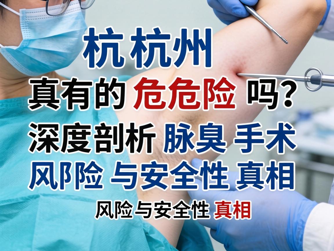 杭州腋臭手术真的危险吗?深度剖析腋臭手术风险与安全性真相 杭州腋臭手术真的危险吗?深度剖析腋臭手术风险与安全性真相