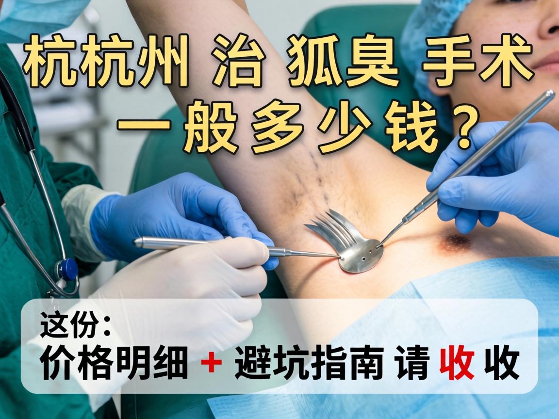 杭州治狐臭手术一般多少钱?这份价格明细+避坑指南请收好 杭州治狐臭手术一般多少钱?这份价格明细+避坑指南请收好