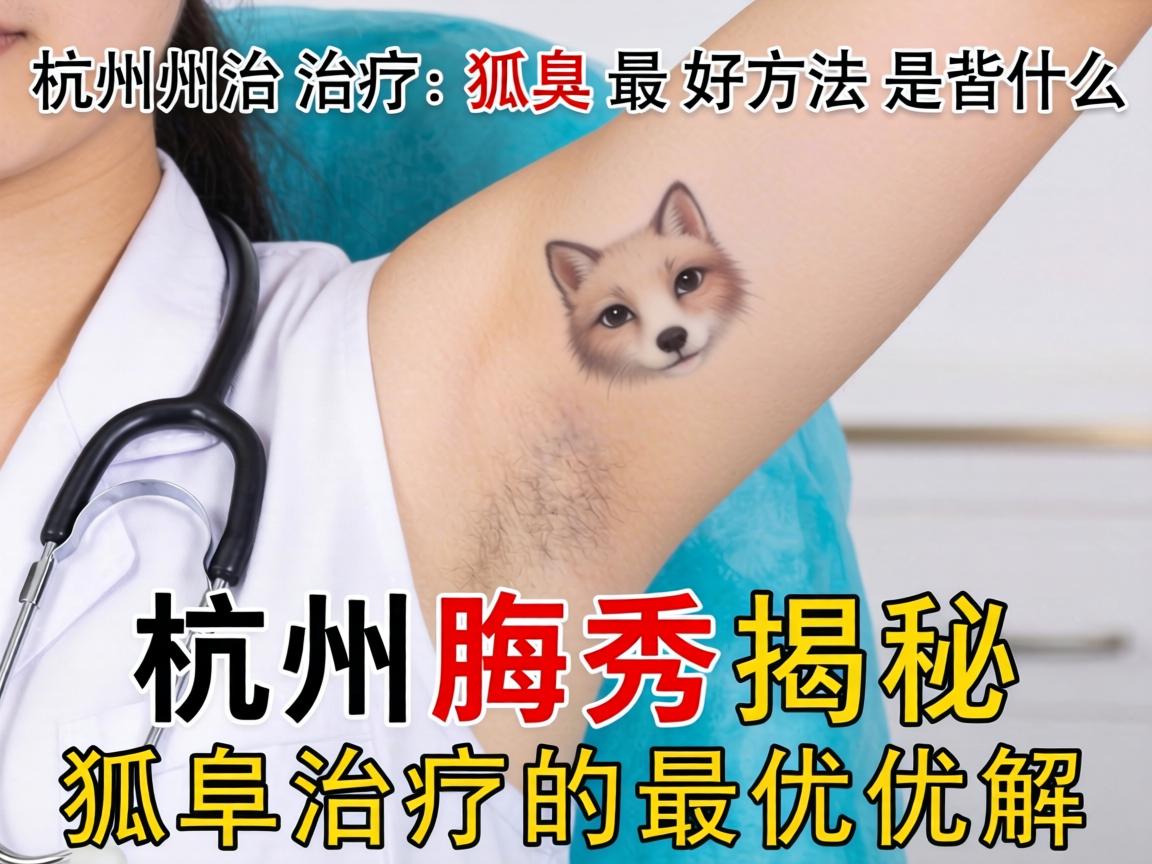 杭州治疗狐臭最好方法是什么?杭州腋秀揭秘狐臭治疗的最优解 杭州治疗狐臭最好方法是什么?杭州腋秀揭秘狐臭治疗的最优解