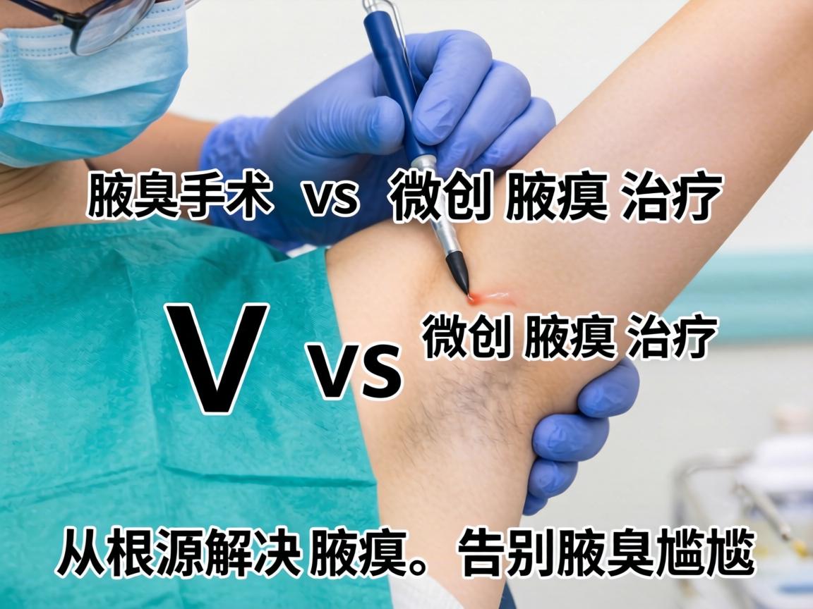 腋臭手术 vs 微创腋臭治疗,从根源解决腋臭,告别腋臭尴尬 腋臭手术 vs 微创腋臭治疗,从根源解决腋臭,告别腋臭尴尬