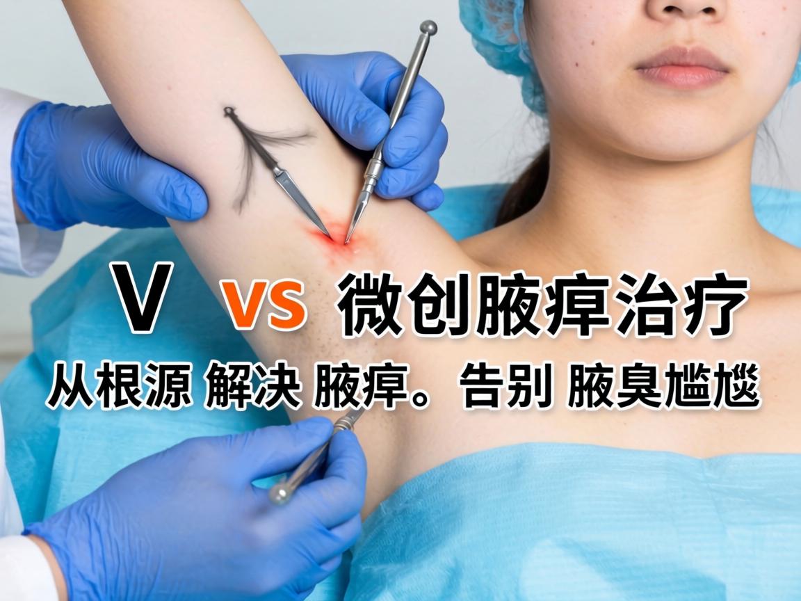 腋臭手术 vs 微创腋臭治疗,从根源解决腋臭,告别腋臭尴尬 腋臭手术 vs 微创腋臭治疗,从根源解决腋臭,告别腋臭尴尬