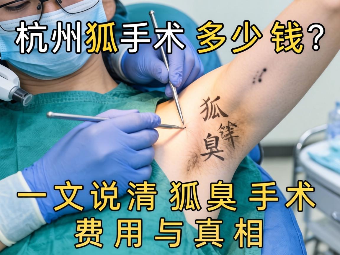 杭州狐臭手术多少钱?一文说清狐臭手术费用与真相 杭州狐臭手术多少钱?一文说清狐臭手术费用与真相