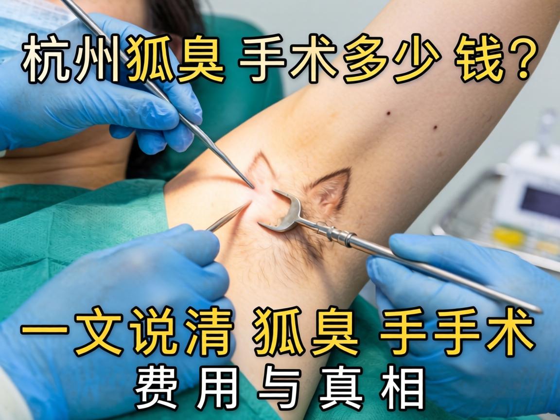 杭州狐臭手术多少钱?一文说清狐臭手术费用与真相 杭州狐臭手术多少钱?一文说清狐臭手术费用与真相