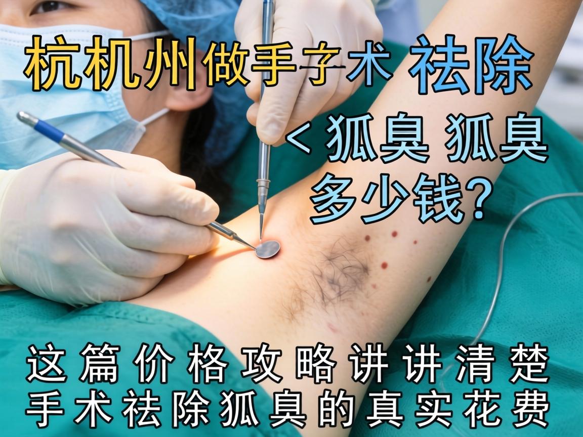 杭州做手术祛除狐臭多少钱?这篇价格攻略讲清楚手术祛除狐臭的真实花费 杭州做手术祛除狐臭多少钱?这篇价格攻略讲清楚手术祛除狐臭的真实花费