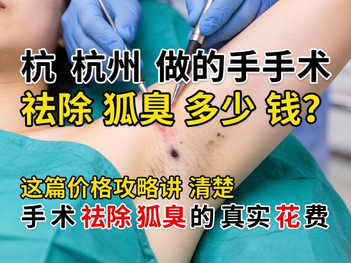 杭州做手术祛除狐臭多少钱?这篇价格攻略讲清楚手术祛除狐臭的真实花费 杭州做手术祛除狐臭多少钱?这篇价格攻略讲清楚手术祛除狐臭的真实花费