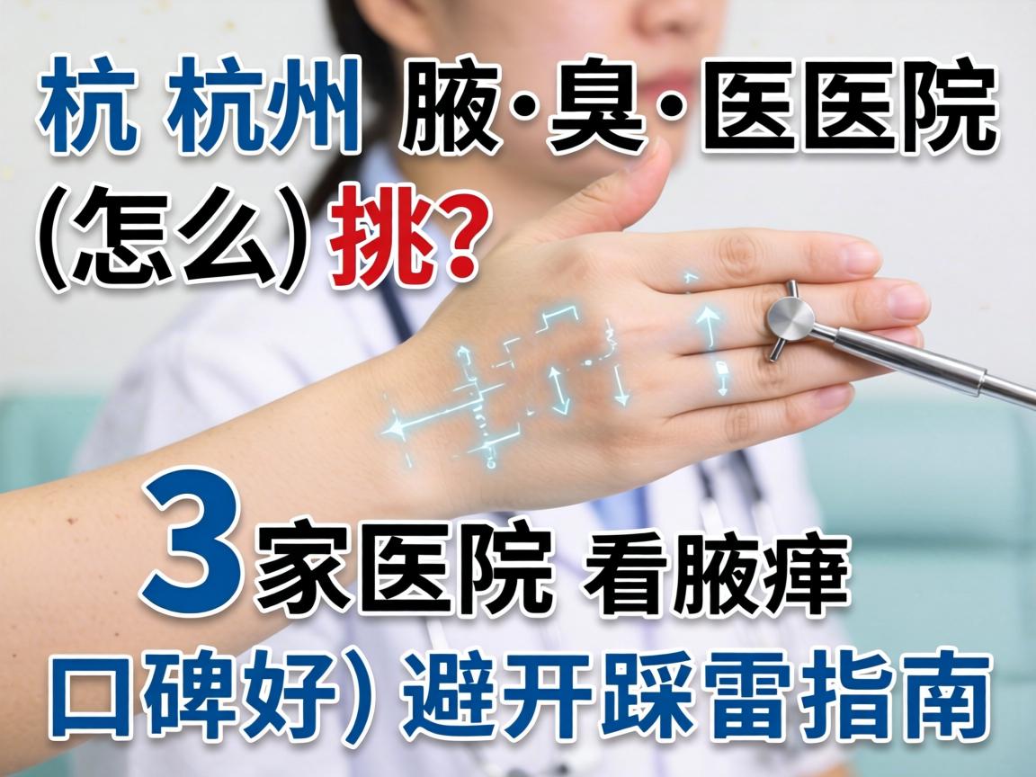 杭州腋臭医院怎么挑?这3家医院看腋臭口碑好,避开踩雷指南 杭州腋臭医院怎么挑?这3家医院看腋臭口碑好,避开踩雷指南