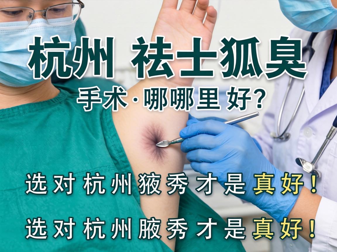 杭州祛狐臭手术哪里好?选对杭州腋秀才是真好! 杭州祛狐臭手术哪里好?选对杭州腋秀才是真好!