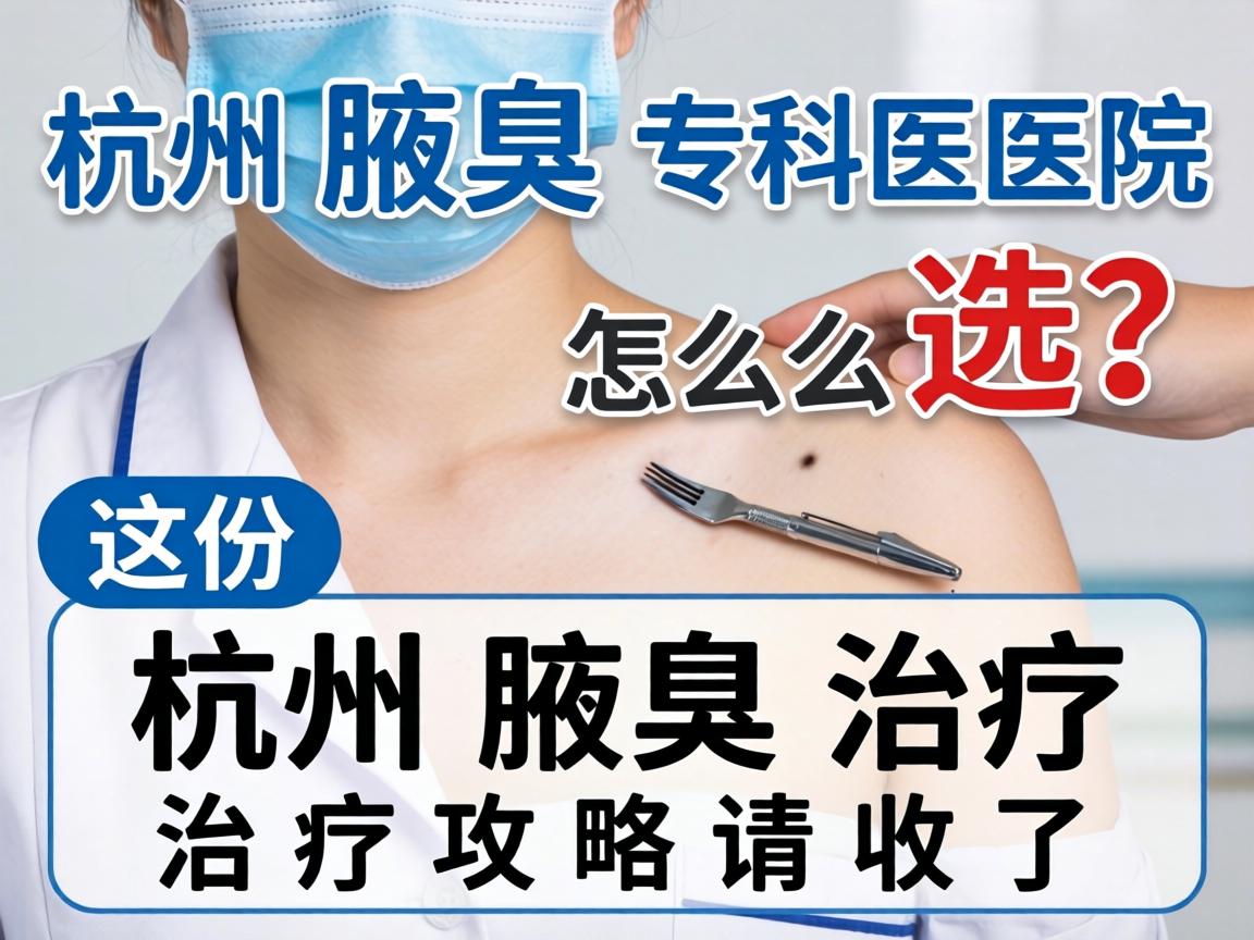 杭州腋臭专科医院怎么选?这份杭州腋臭治疗攻略请收好 杭州腋臭专科医院怎么选?这份杭州腋臭治疗攻略请收好