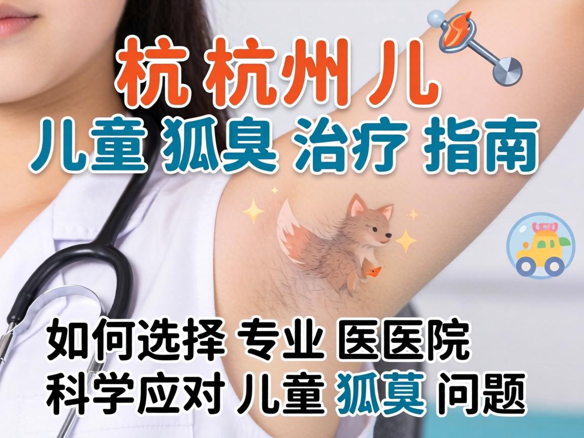 杭州儿童狐臭治疗指南,如何选择专业医院,科学应对儿童狐臭问题 杭州儿童狐臭治疗指南,如何选择专业医院,科学应对儿童狐臭问题