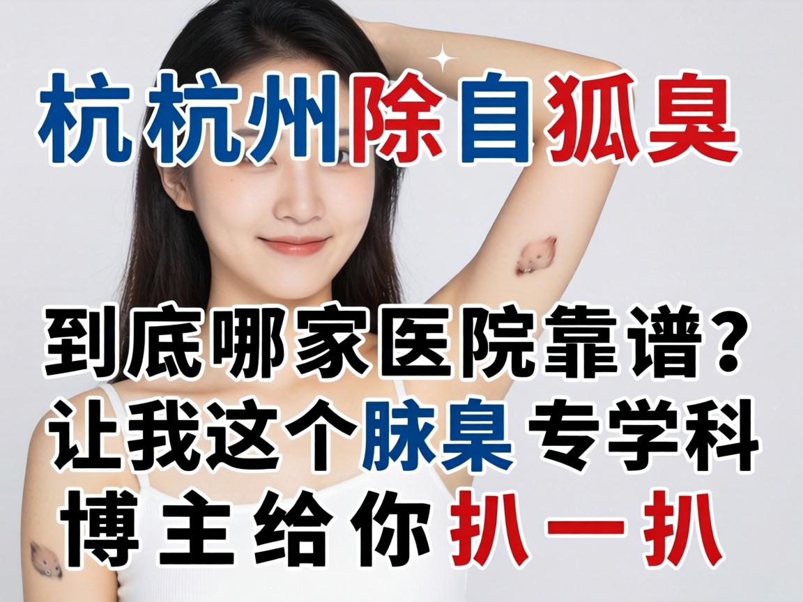 杭州除狐臭,到底哪家医院靠谱?让我这个腋臭专科博主给你扒一扒 杭州除狐臭,到底哪家医院靠谱?让我这个腋臭专科博主给你扒一扒