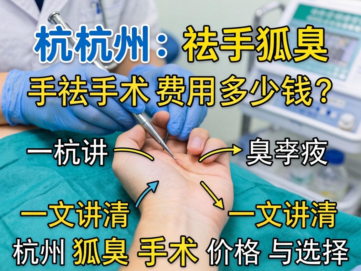 杭州祛狐臭手术费用多少钱?一文讲清杭州狐臭手术价格与选择 杭州祛狐臭手术费用多少钱?一文讲清杭州狐臭手术价格与选择