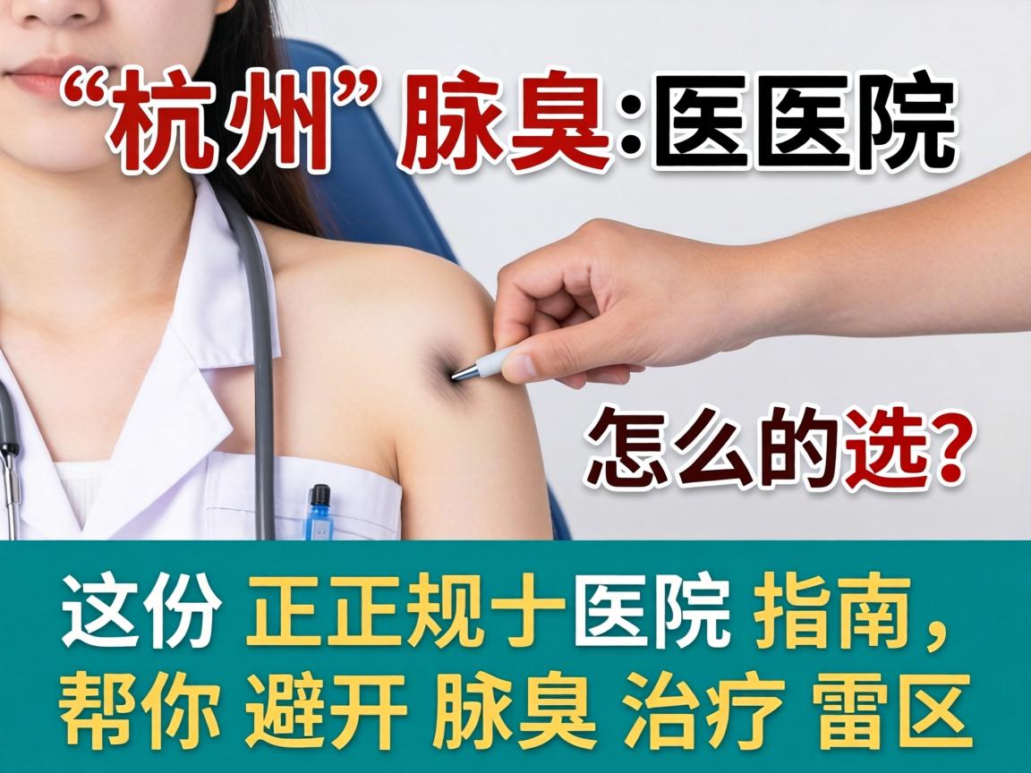 杭州腋臭医院怎么选?这份正规医院指南,帮你避开腋臭治疗雷区 杭州腋臭医院怎么选?这份正规医院指南,帮你避开腋臭治疗雷区