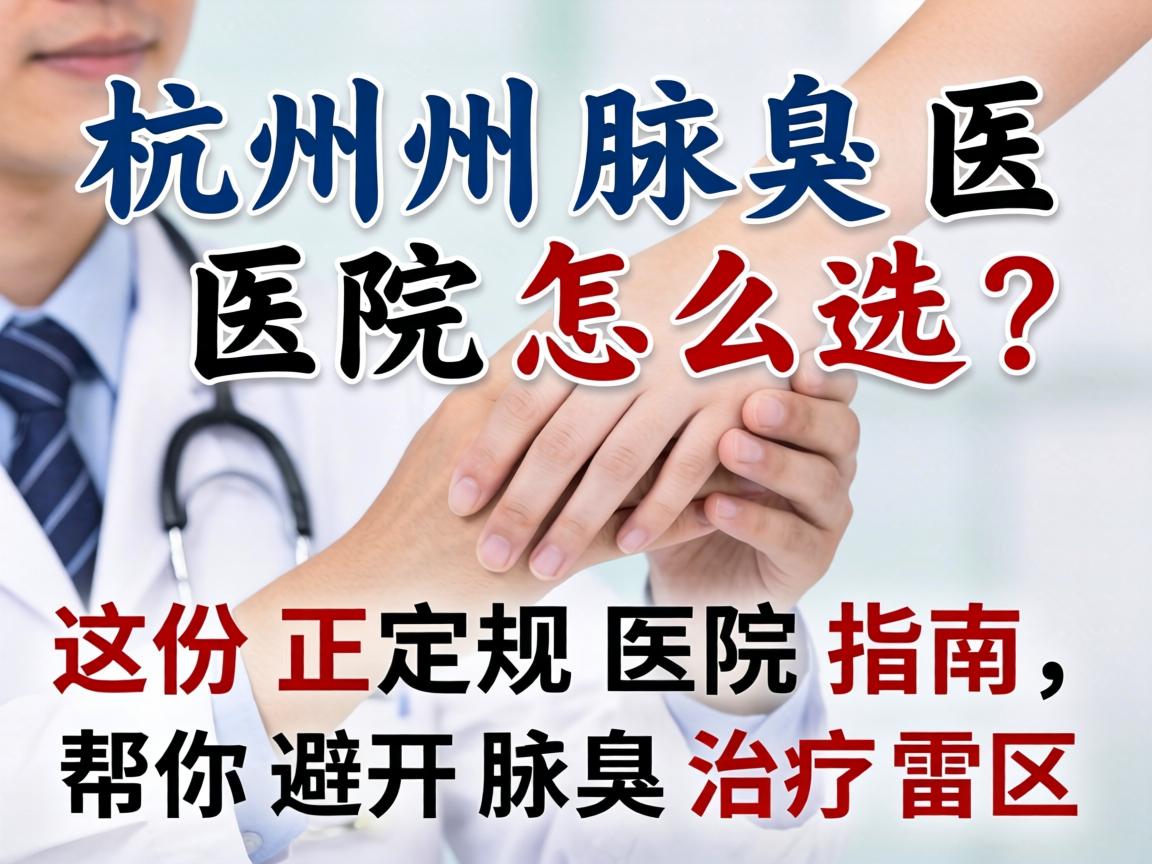 杭州腋臭医院怎么选?这份正规医院指南,帮你避开腋臭治疗雷区 杭州腋臭医院怎么选?这份正规医院指南,帮你避开腋臭治疗雷区