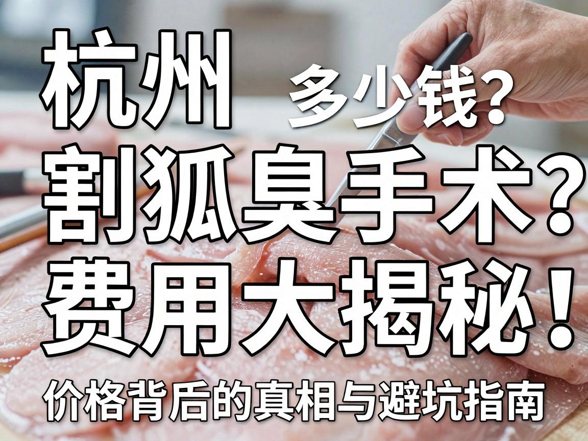 杭州割狐臭手术多少钱?割狐臭手术费用大揭秘,价格背后的真相与避坑指南 杭州割狐臭手术多少钱?割狐臭手术费用大揭秘,价格背后的真相与避坑指南
