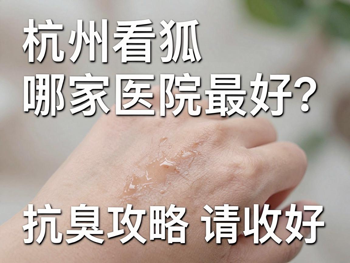 杭州看狐臭哪家医院最好？这份抗臭攻略请收好