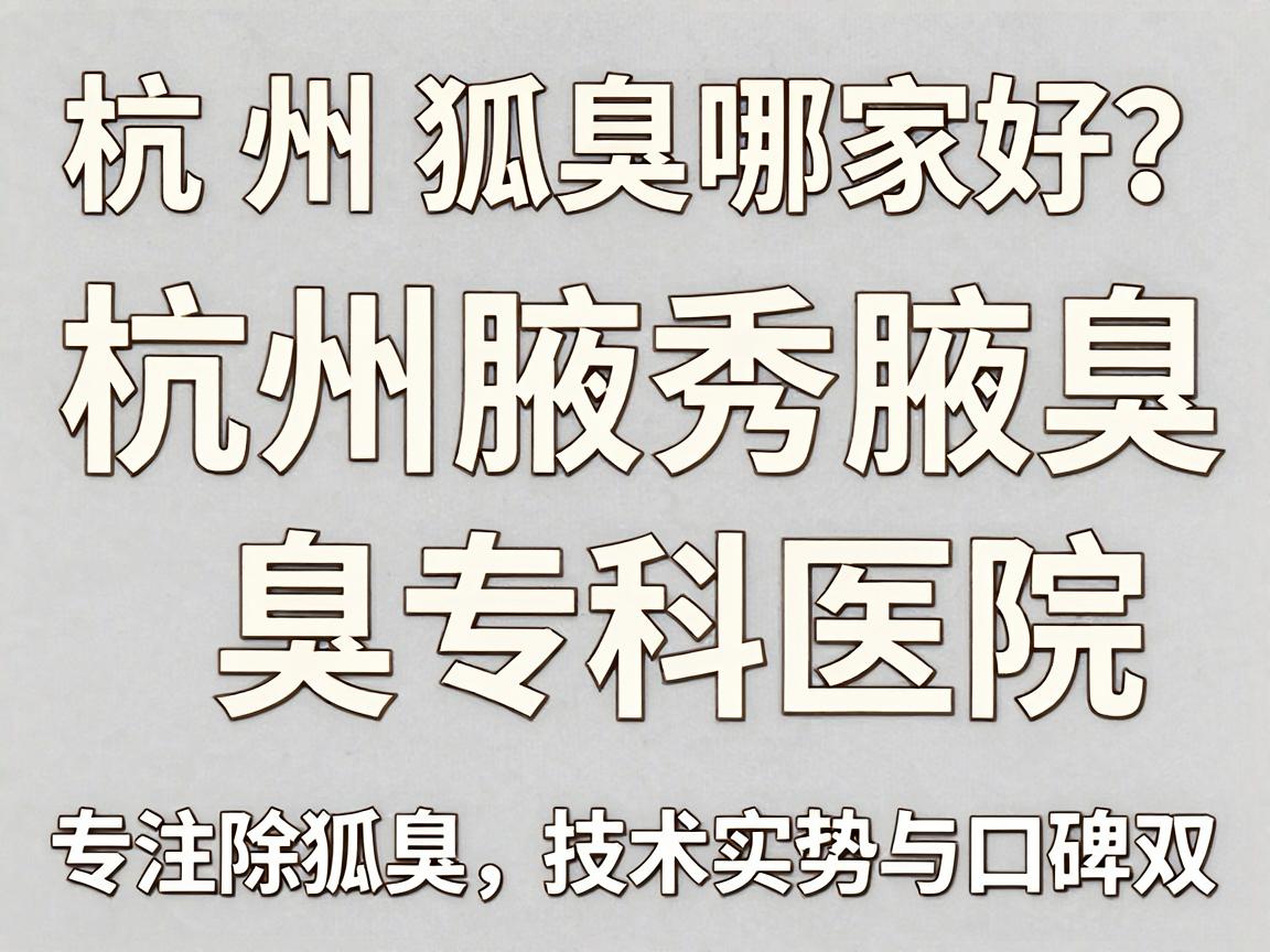 杭州狐臭医院哪家好?杭州腋秀腋臭专科医院专注除狐臭,技术实力与口碑双在线 杭州狐臭医院哪家好?杭州腋秀腋臭专科医院专注除狐臭,技术实力与口碑双在线