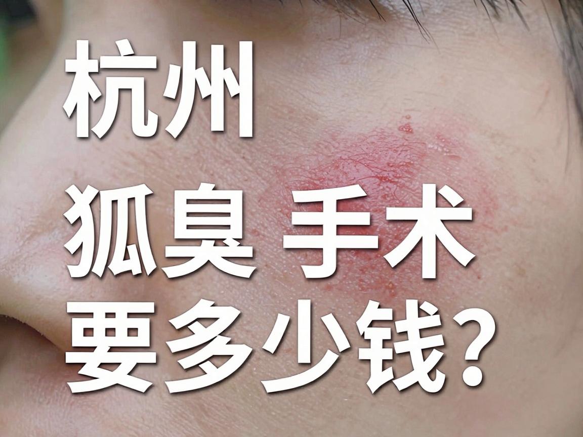 杭州狐臭手术要多少钱?一文说清狐臭手术价格与性价比,别让钱白花 杭州狐臭手术要多少钱?一文说清狐臭手术价格与性价比,别让钱白花