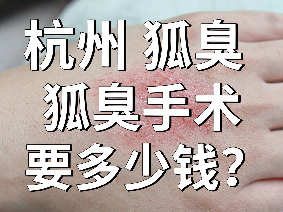 杭州狐臭手术要多少钱?一文说清狐臭手术价格与性价比,别让钱白花 杭州狐臭手术要多少钱?一文说清狐臭手术价格与性价比,别让钱白花