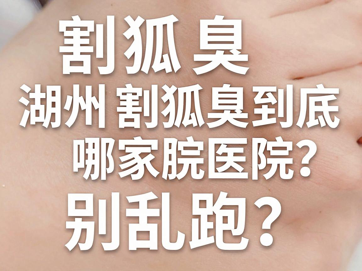 割狐臭别乱跑,湖州割狐臭到底哪家医院最好?这份攻略告诉你答案 割狐臭别乱跑,湖州割狐臭到底哪家医院最好?这份攻略告诉你答案