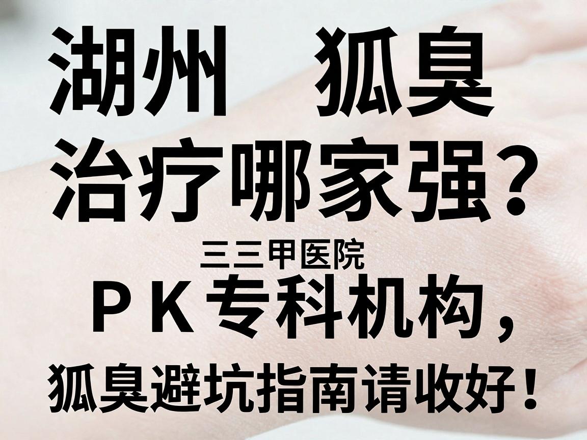 湖州狐臭治疗哪家强?三甲医院PK专科机构,这份狐臭避坑指南请收好! 湖州狐臭治疗哪家强?三甲医院PK专科机构,这份狐臭避坑指南请收好!