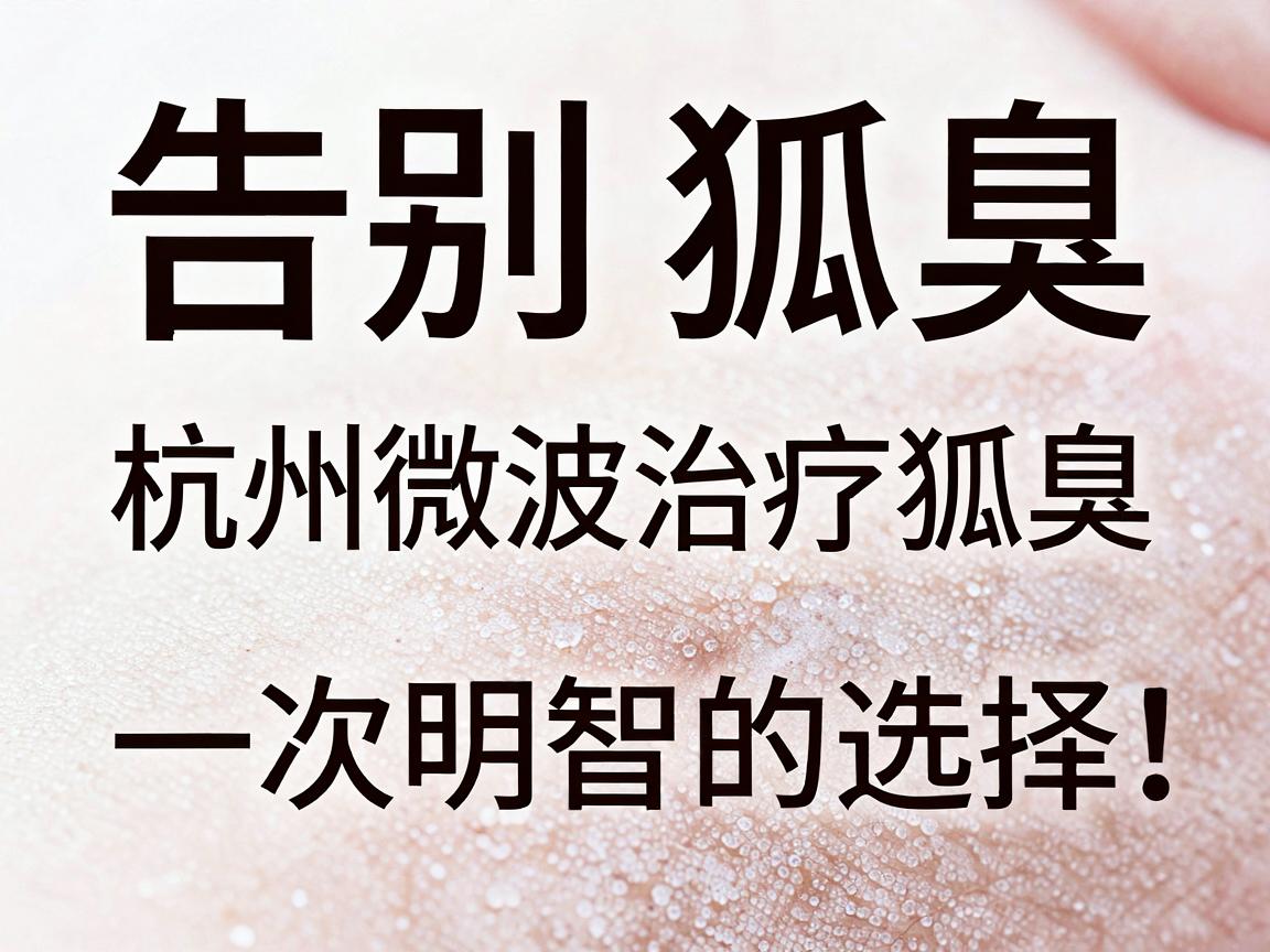告别狐臭,杭州微波治疗狐臭,一次明智的选择,轻松告别狐臭尴尬 告别狐臭,杭州微波治疗狐臭,一次明智的选择,轻松告别狐臭尴尬