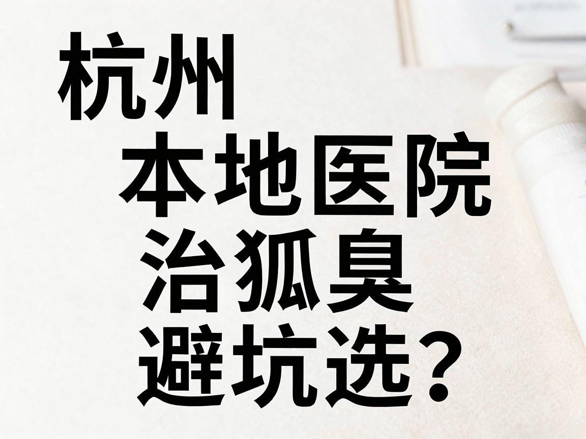杭州正规治疗狐臭医院怎么选?杭州本地医院治狐臭的避坑指南 杭州正规治疗狐臭医院怎么选?杭州本地医院治狐臭的避坑指南