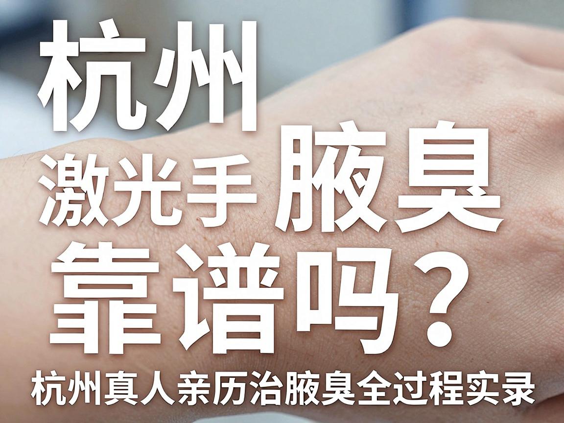 杭州激光手术治腋臭，靠谱吗？杭州真人亲历治腋臭全过程实录