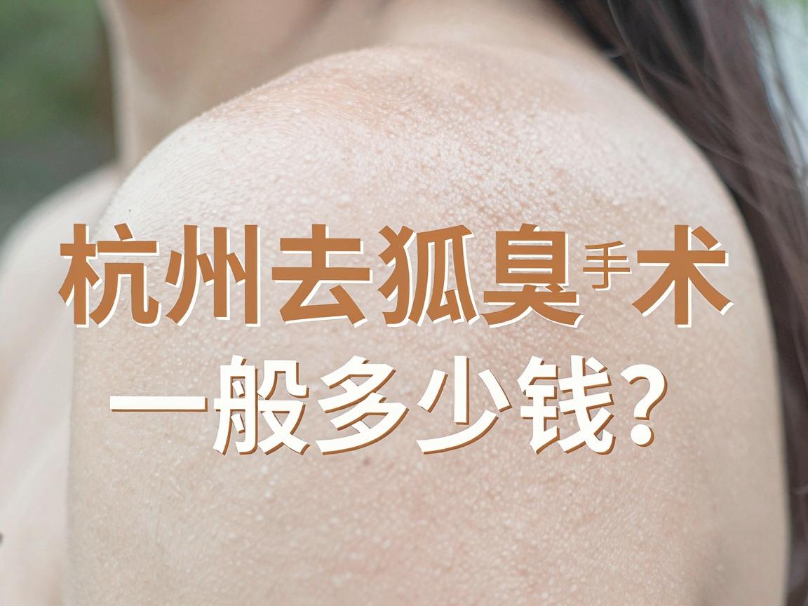 杭州去狐臭手术一般多少钱?解析杭州腋秀腋臭专科手术费用与价值 杭州去狐臭手术一般多少钱?解析杭州腋秀腋臭专科手术费用与价值