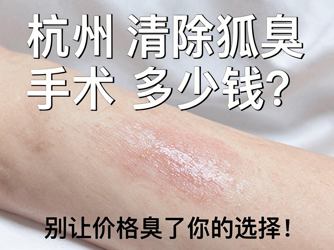 杭州清除狐臭手术多少钱?手术价格揭秘,别让价格臭了你的选择 杭州清除狐臭手术多少钱?手术价格揭秘,别让价格臭了你的选择