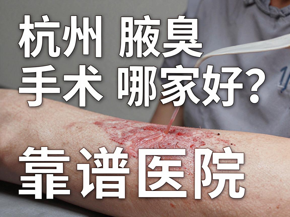 杭州腋臭手术哪家好?揭秘靠谱医院的选择逻辑 杭州腋臭手术哪家好?揭秘靠谱医院的选择逻辑