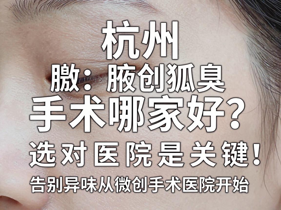 杭州微创狐臭手术哪家好?选对医院是关键,告别异味从选对微创手术医院开始 杭州微创狐臭手术哪家好?选对医院是关键,告别异味从选对微创手术医院开始