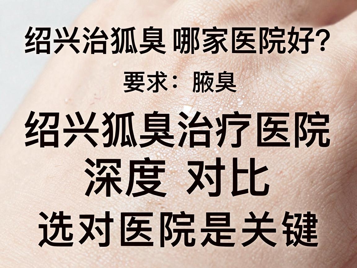 绍兴治狐臭哪家医院好？绍兴狐臭治疗医院深度对比，选对医院是关键
