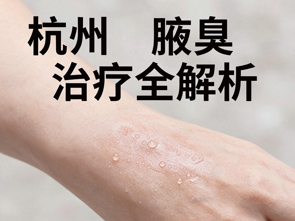 杭州腋臭治疗全解析,从腋臭成因到杭州腋臭医院,一次说清你关心的腋臭问题 杭州腋臭治疗全解析,从腋臭成因到杭州腋臭医院,一次说清你关心的腋臭问题