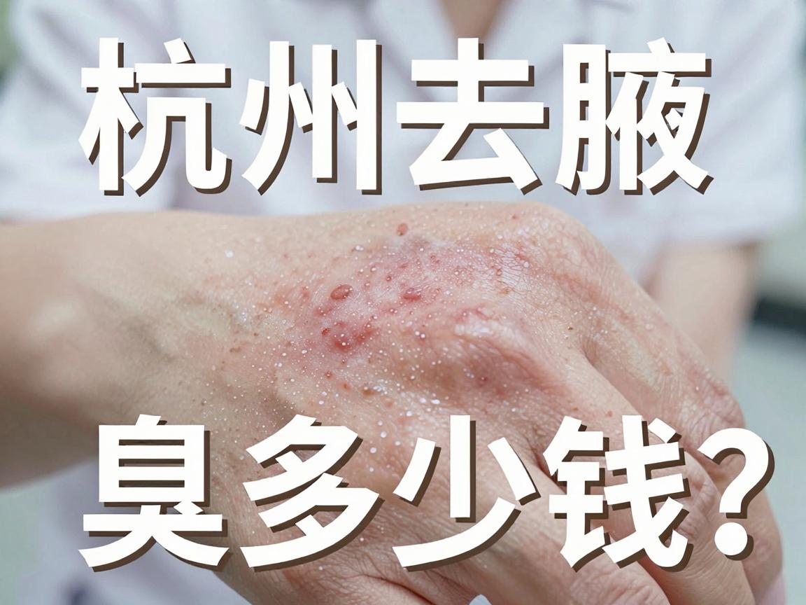 杭州去腋臭多少钱？杭州腋秀腋臭专科告诉你，去腋臭费用到底多少钱才合理？