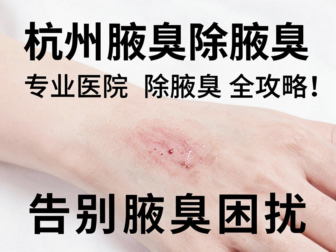 杭州腋臭除腋臭,专业医院除腋臭全攻略,告别腋臭困扰 杭州腋臭除腋臭,专业医院除腋臭全攻略,告别腋臭困扰
