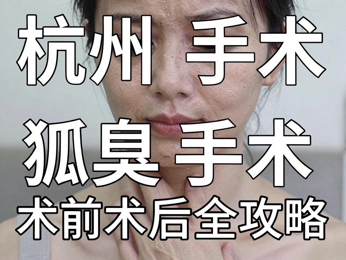 杭州女人狐臭手术，女人狐臭手术的术前术后全攻略，杭州女人必看