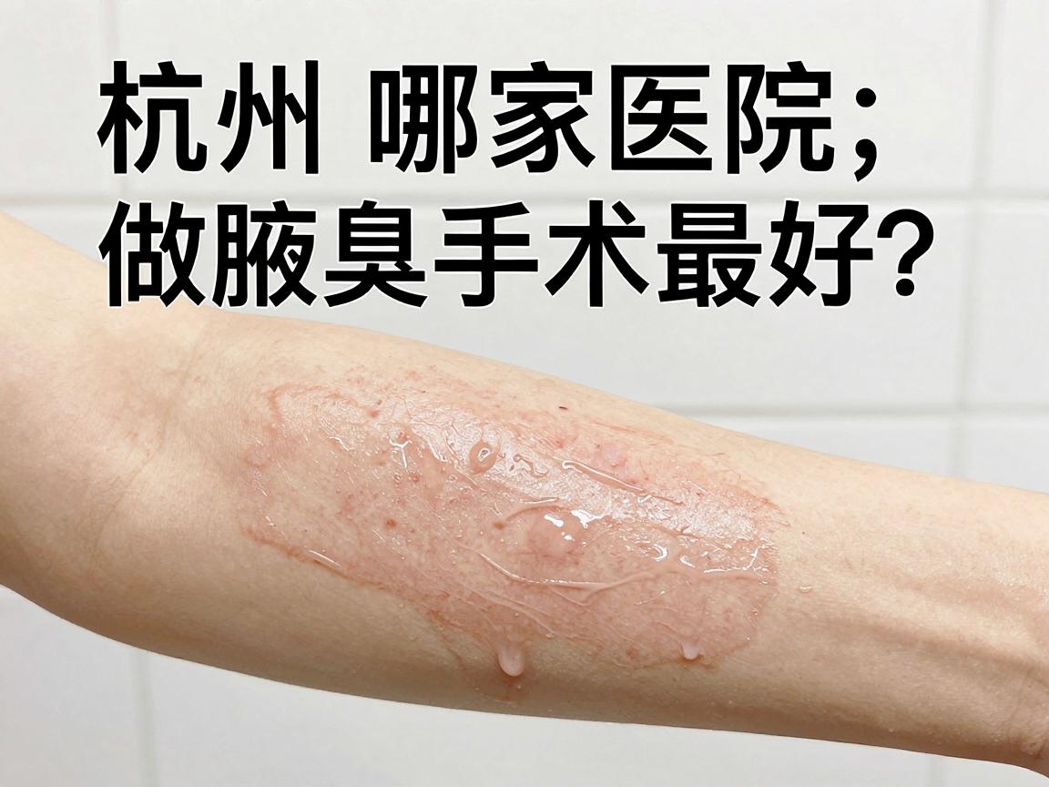 杭州哪家医院做腋臭手术最好?选对医院,告别异味困扰 杭州哪家医院做腋臭手术最好?选对医院,告别异味困扰
