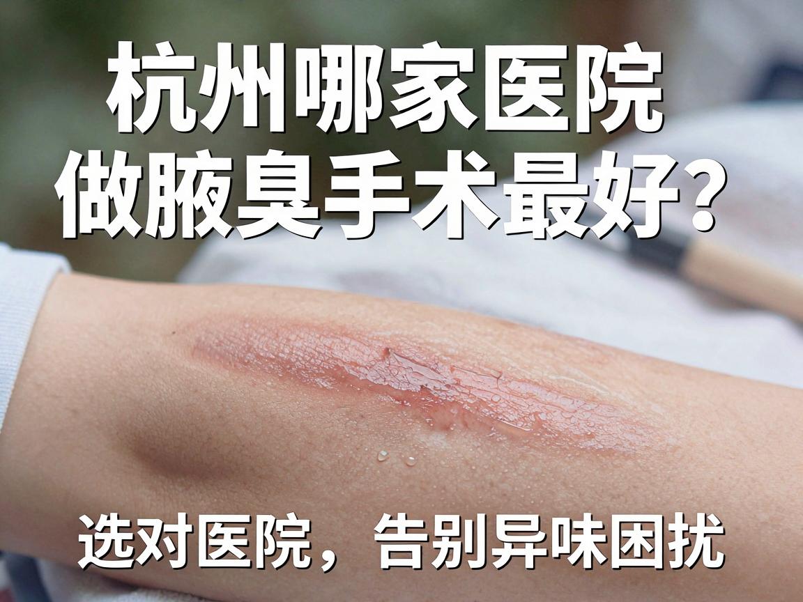杭州哪家医院做腋臭手术最好?选对医院,告别异味困扰 杭州哪家医院做腋臭手术最好?选对医院,告别异味困扰