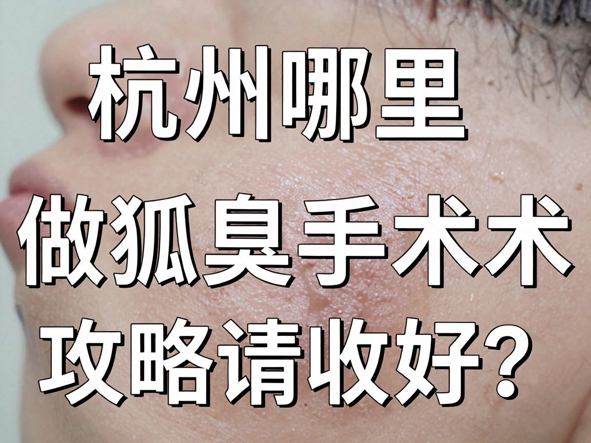 杭州哪里做狐臭手术好?这份杭州腋臭手术攻略请收好 杭州哪里做狐臭手术好?这份杭州腋臭手术攻略请收好