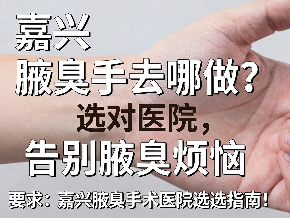 嘉兴腋臭手术去哪做?选对医院,告别腋臭烦恼(附嘉兴腋臭手术医院选择指南) 嘉兴腋臭手术去哪做?选对医院,告别腋臭烦恼(附嘉兴腋臭手术医院选择指南)