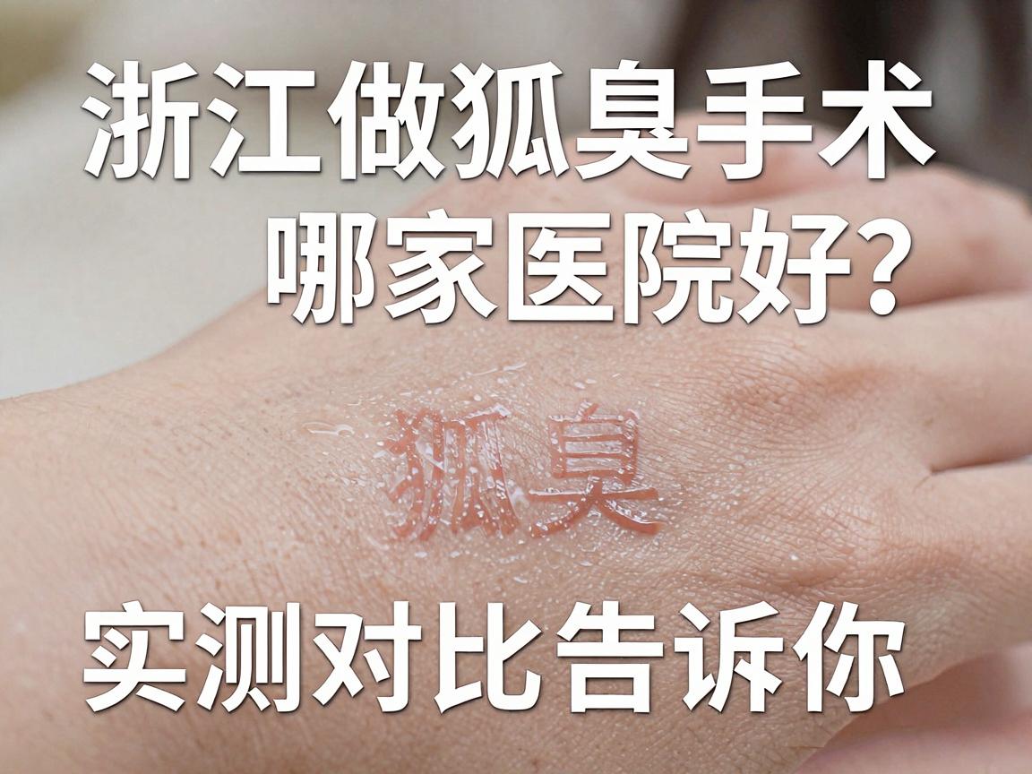 浙江做狐臭手术哪家医院好？实测对比告诉你浙江做狐臭手术该怎么选