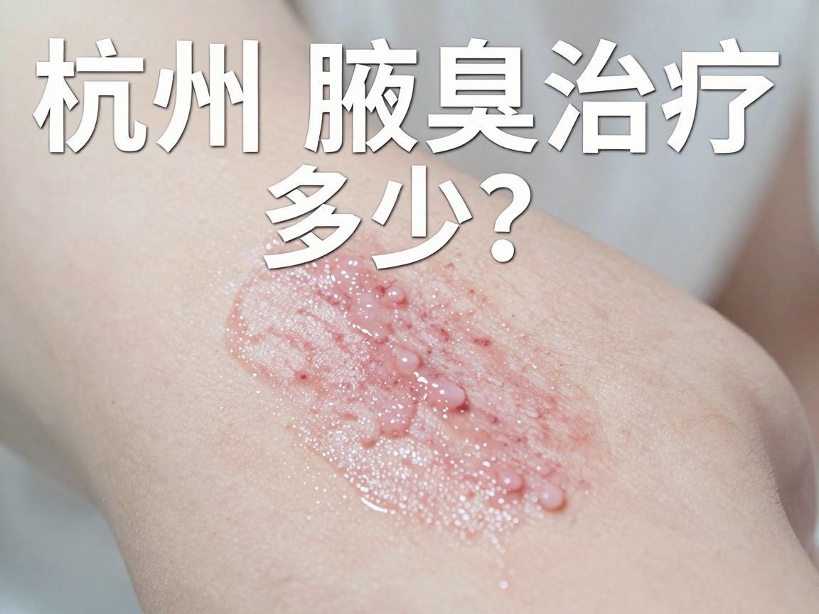 杭州腋臭治疗多少钱?一文说清腋臭治疗费用与选择 杭州腋臭治疗多少钱?一文说清腋臭治疗费用与选择